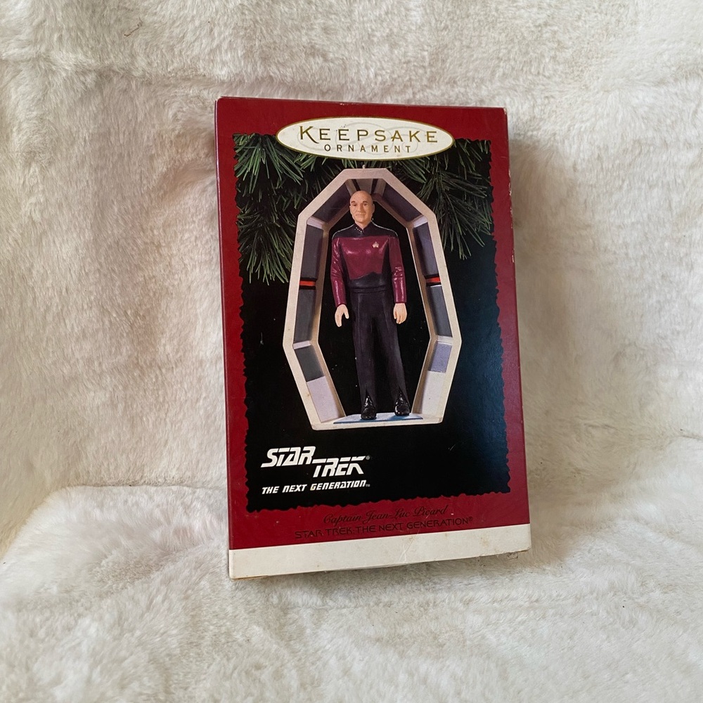 Star Trek Jean-Luc Picard Holiday Ornament 1995 NWT